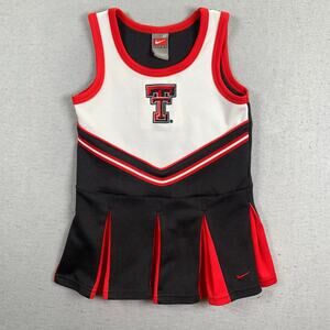 Vintage Nike Texas Tech University Cheerleader Uniform Youth 4T Red Raiders
